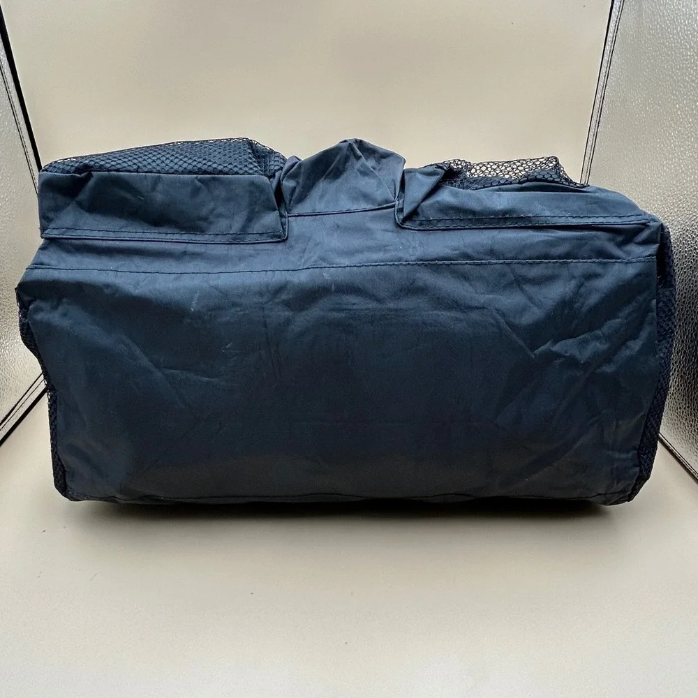 TV Guide Vintage Black Nylon Duffel Bag Travel Gym Carry On Media Promo